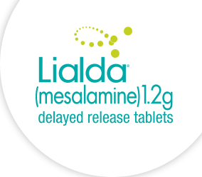 Once-daily Lialda® (mesalamine) 1.2g delayed release tablets