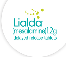 Once-daily Lialda® (mesalamine) 1.2g delayed release tablets